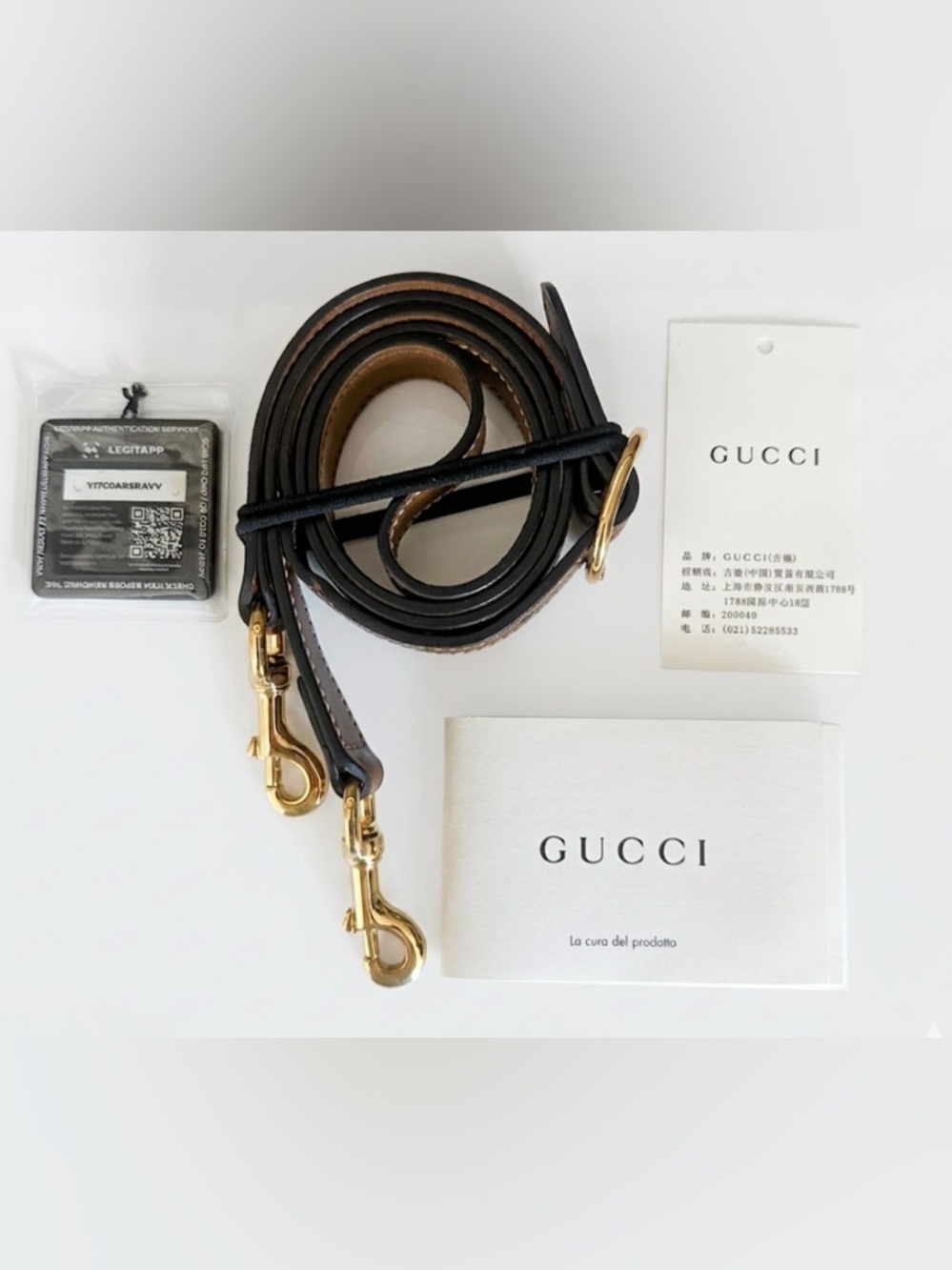 Gucci Padlock GG Supreme Black Camel Crossbody Top Handle Tri Color Genuine MINT - Picture 10 of 13